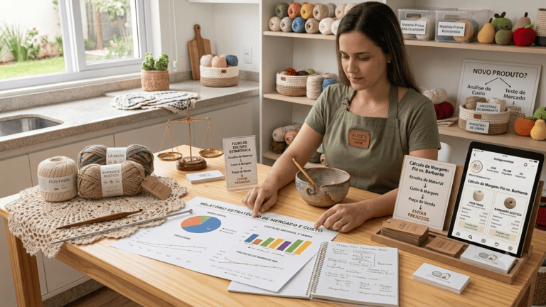Como Tomar Melhores Decisões no Ateliê: O Que Aprendi Depois de Anos Trabalhando com Artesanato