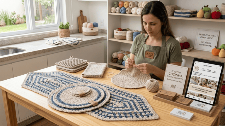 Como Criar e Vender Peças Artesanais para Cozinha: Ideias de Kits, Materiais e Estratégias